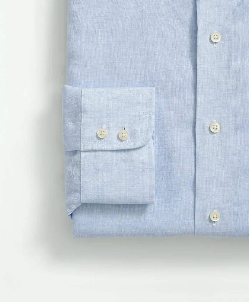 Brooks Brothers Brooks Brothers X Thomas Mason® Linen Poplin English Spread Collar 2