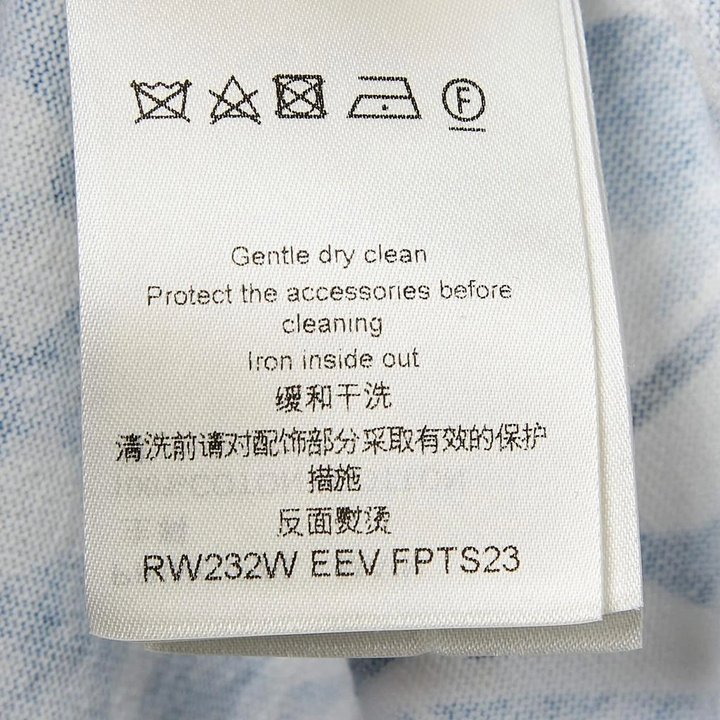 Louis Vuitton Louis Vuitton Blue Mix Monogram Print Cotton Crew Neck T-Shirt S 6