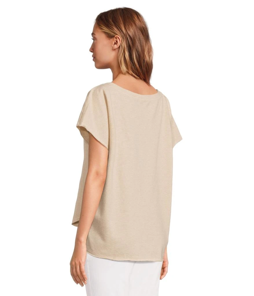 Mod-o-doc Short Sleeve Dolman Curved Hi-Lo Hem Top 3