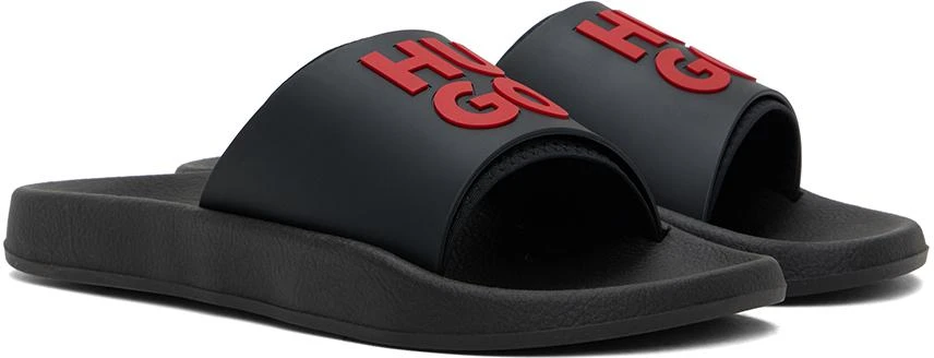 Hugo Boss Black Logo-Branded Slides 4