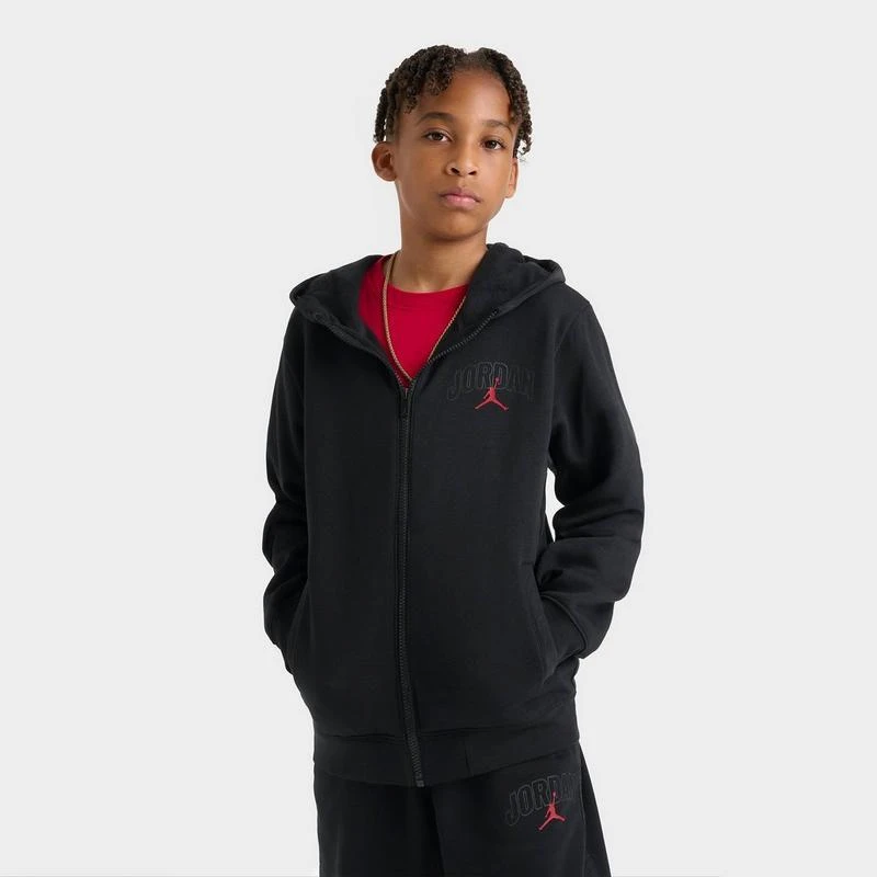 Jordan Big Kids
 Jordan Fleece Ripstop Full-Zip Hoodie