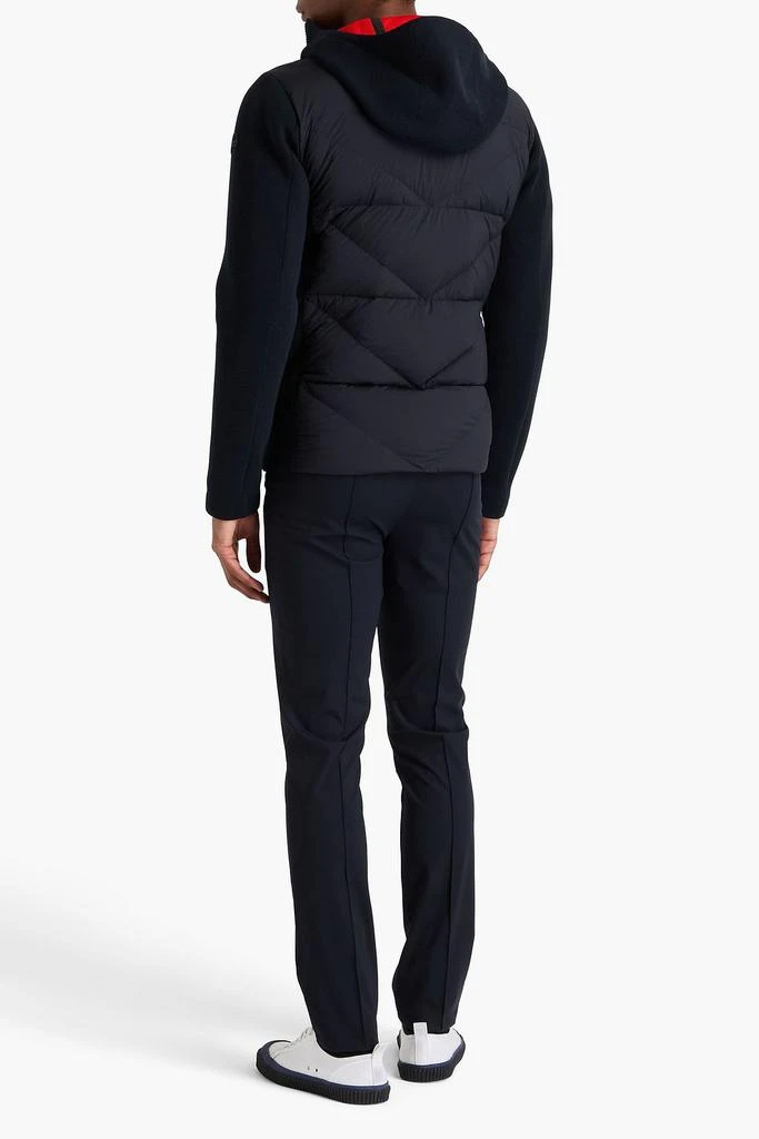 Fusalp Robson II quilted shell and scuba hooded down jacket 3
