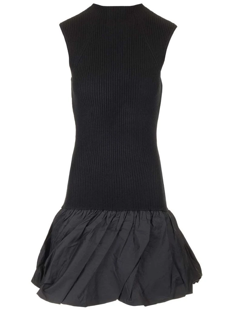 ROTATE Birger Christensen Black Mini Knitted Dress 1
