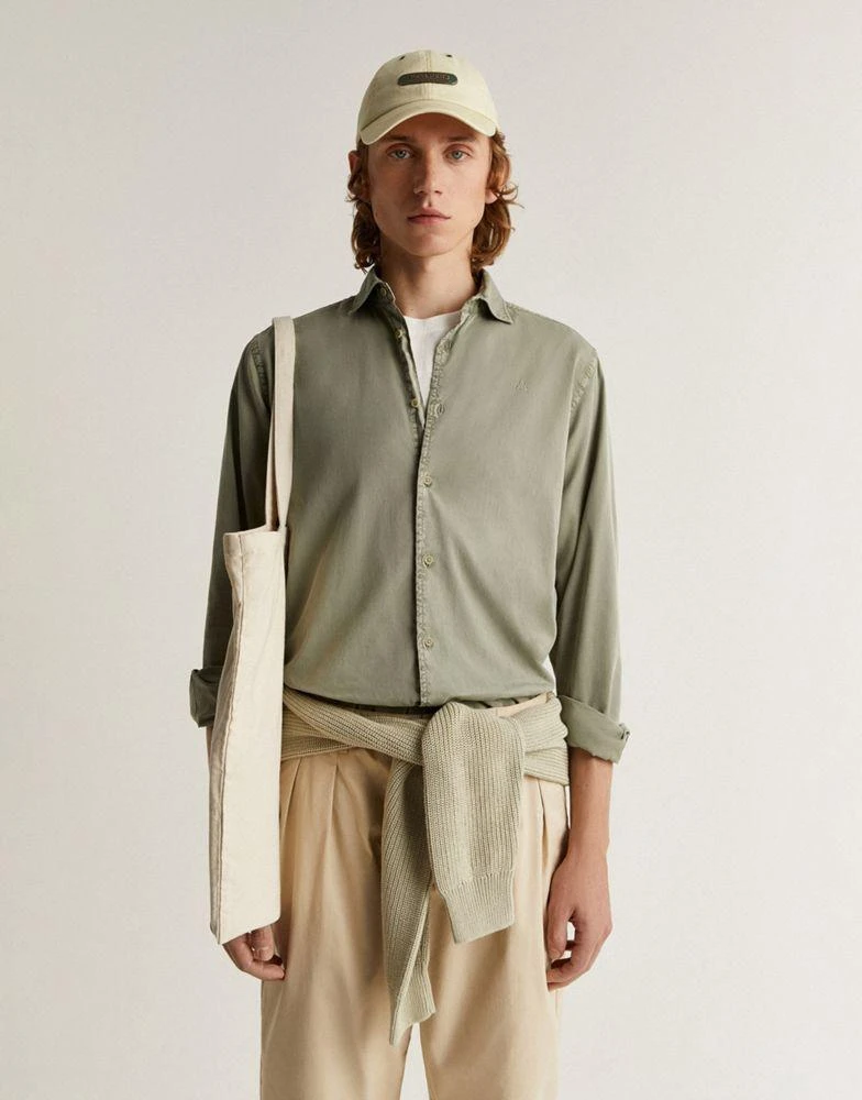 Scalpers Scalpers summer seattle shirt in light khaki 1