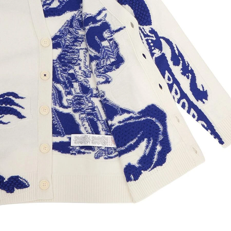 Burberry Equestrian Knight Intarsia-Knit Cardigan 3