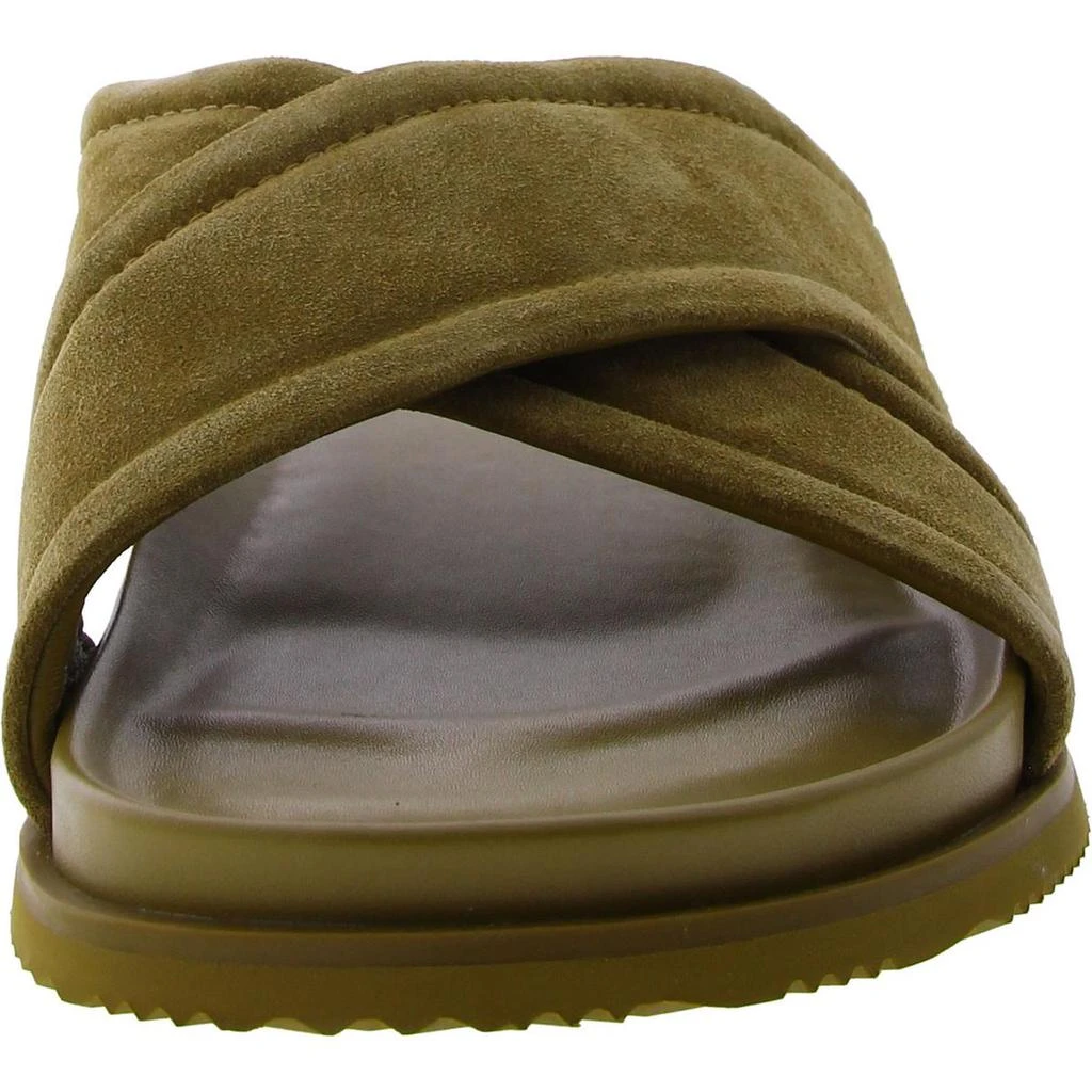 Vince Derek Mens Faux Suede Slip On Slide Sandals 3