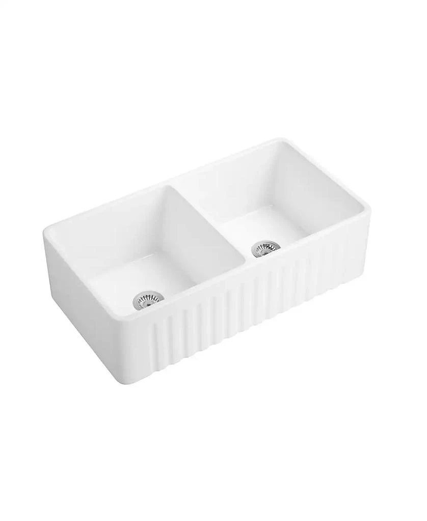 Flynama Mondawe Outdoor Recliner PE Wicker Aluminum Frame Adjustable Lounge Chair with Cushion