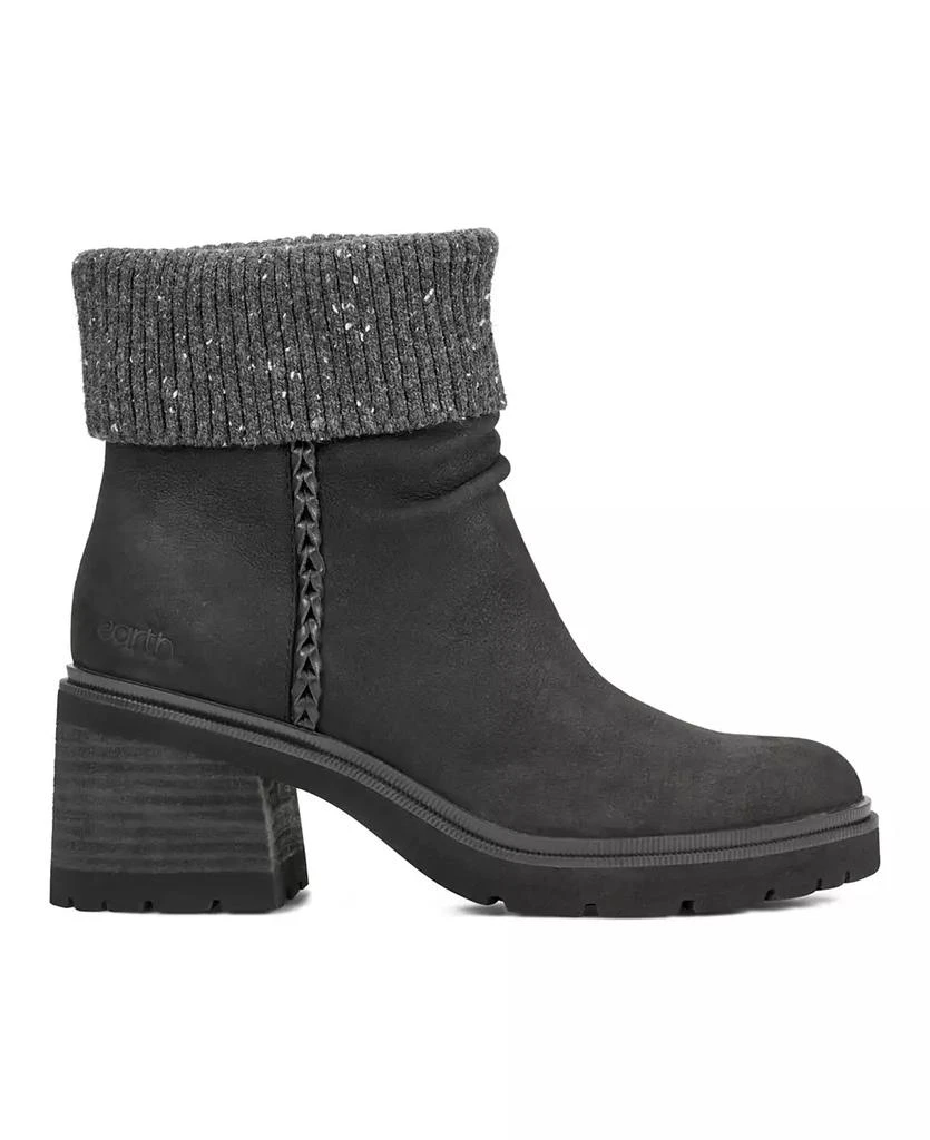 Earth Women's Gresa Cozy Waterproof Block Heel Booties 2