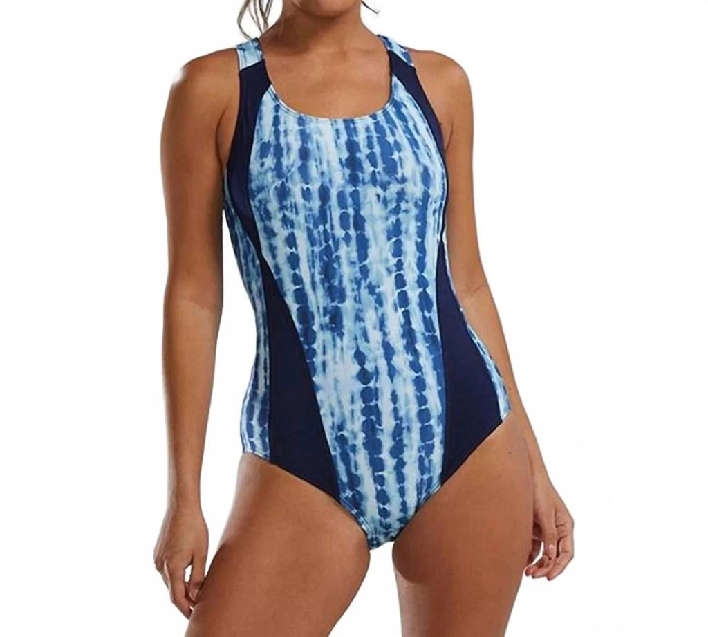 TYR Women
s Max Splice Controlfit Swimsuit In Blue