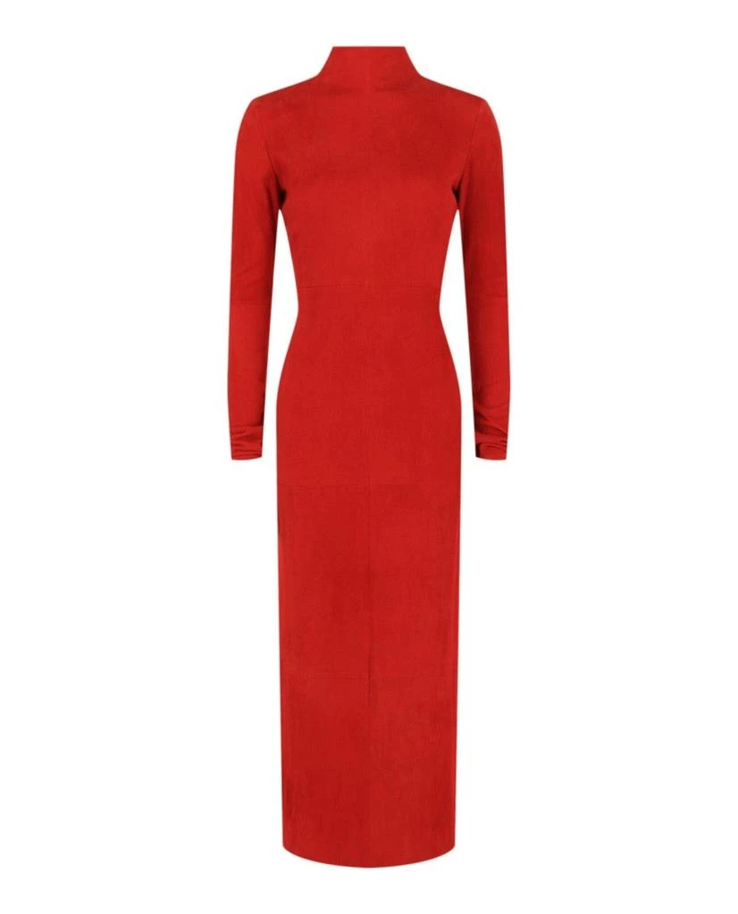 suede backless dress Suede Backless Dress – by-emeline main image 1
