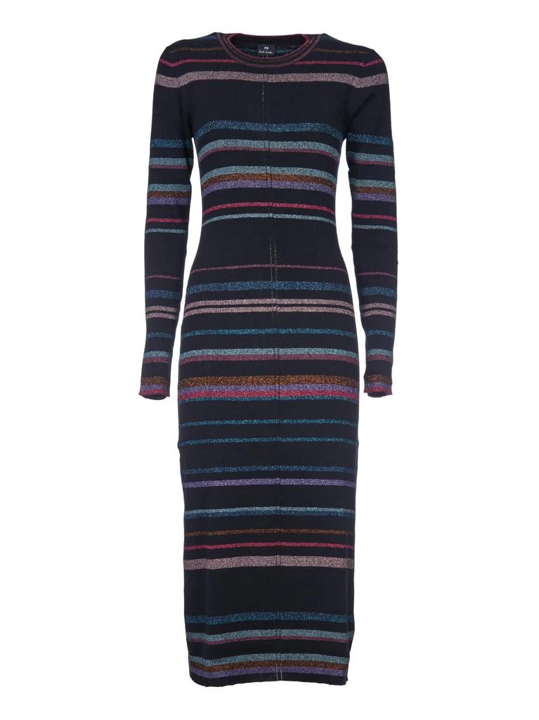 Paul Smith PS Paul Smith Horizontal Striped Maxi Dress 1