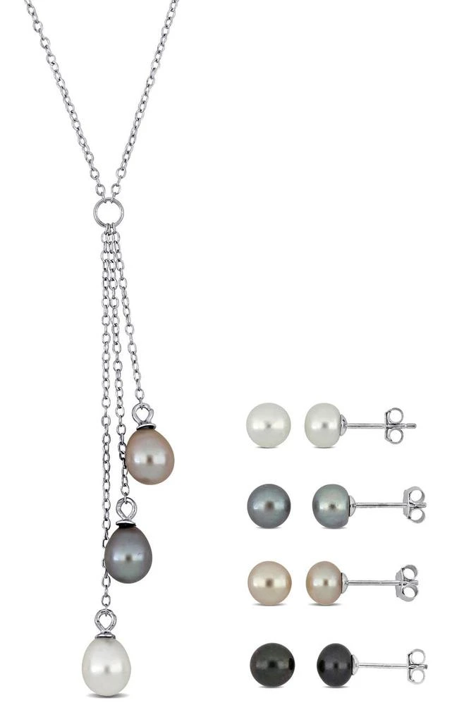 DELMAR Cultured Freshwater Pearl Pendant Necklace