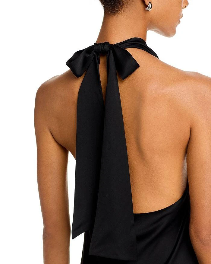 French Connection Ennis Satin Halter Dress 2