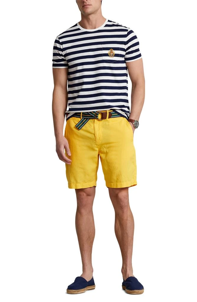 Ralph Lauren Classic Fit Maritime Linen & Cotton Shorts 6
