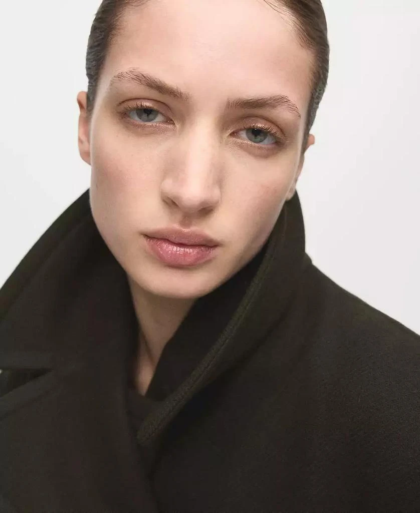 Mango Women
s Belted Manteco Wool Coat 5