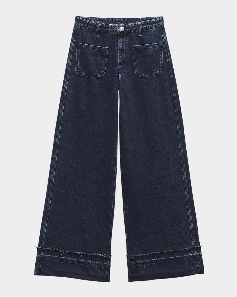 Rag & Bone Marina Ultra-Wide-Leg Jeans 1