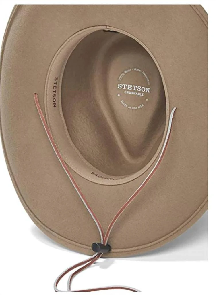Resistol Unisex Stetson Sagebrush Crushable Hat In Mushroom 3
