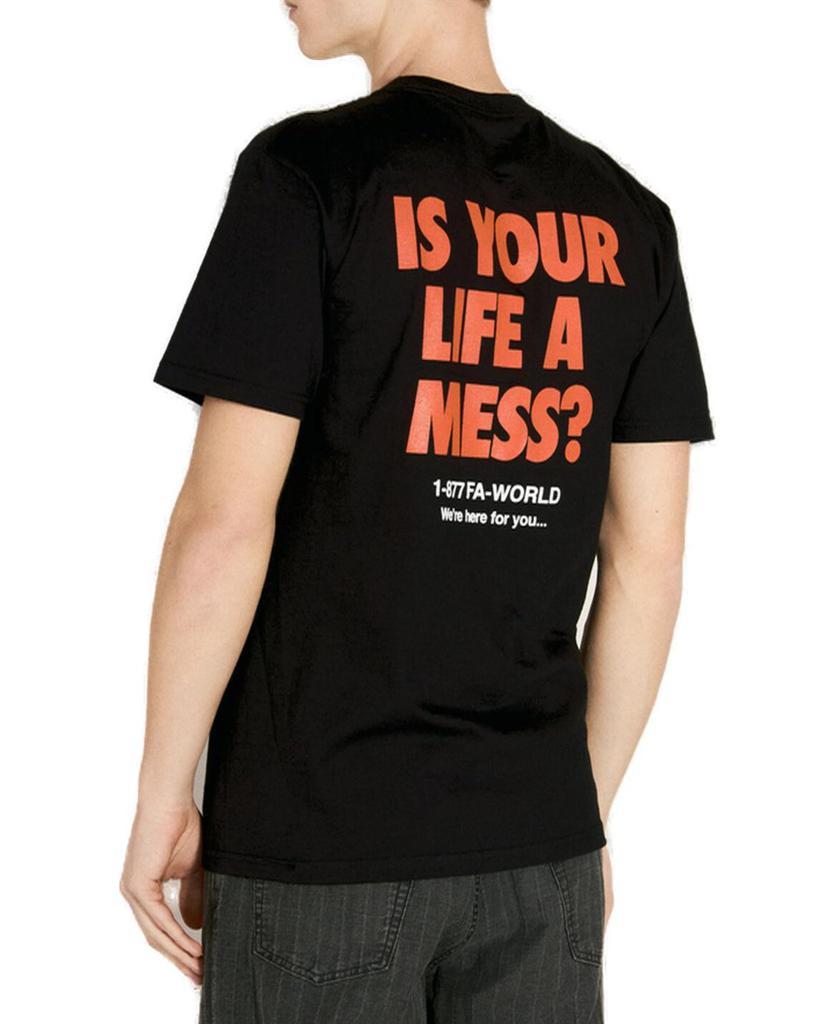 Fucking Awesome Fucking Awesome Is Your Life A Mess Jersey T-Shirt