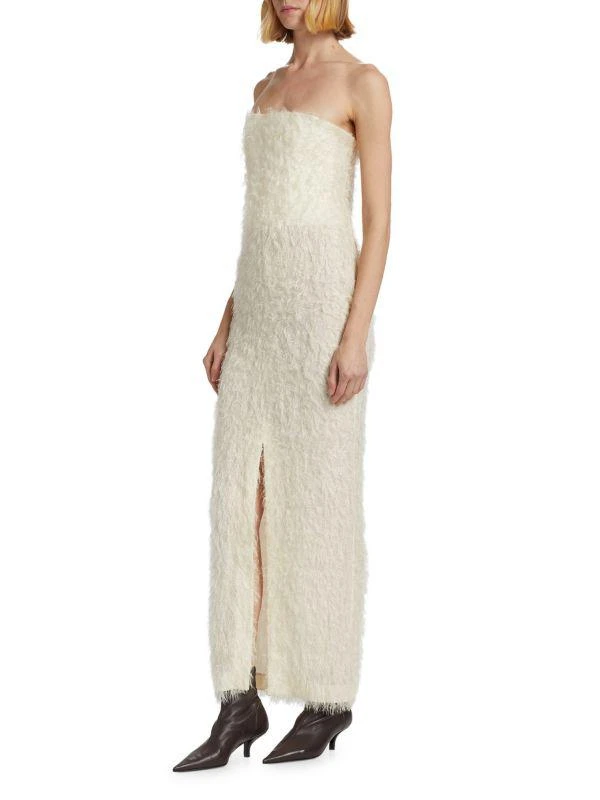 Totême Strapless Fil Coupé Dress 3