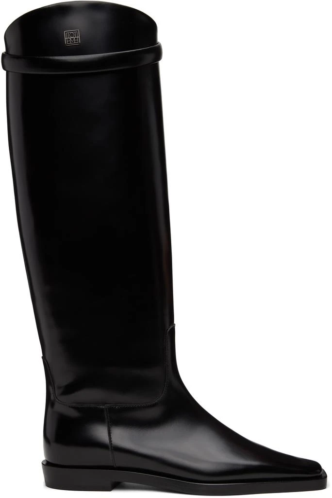Totême Black 'The Riding' Tall Boots 1