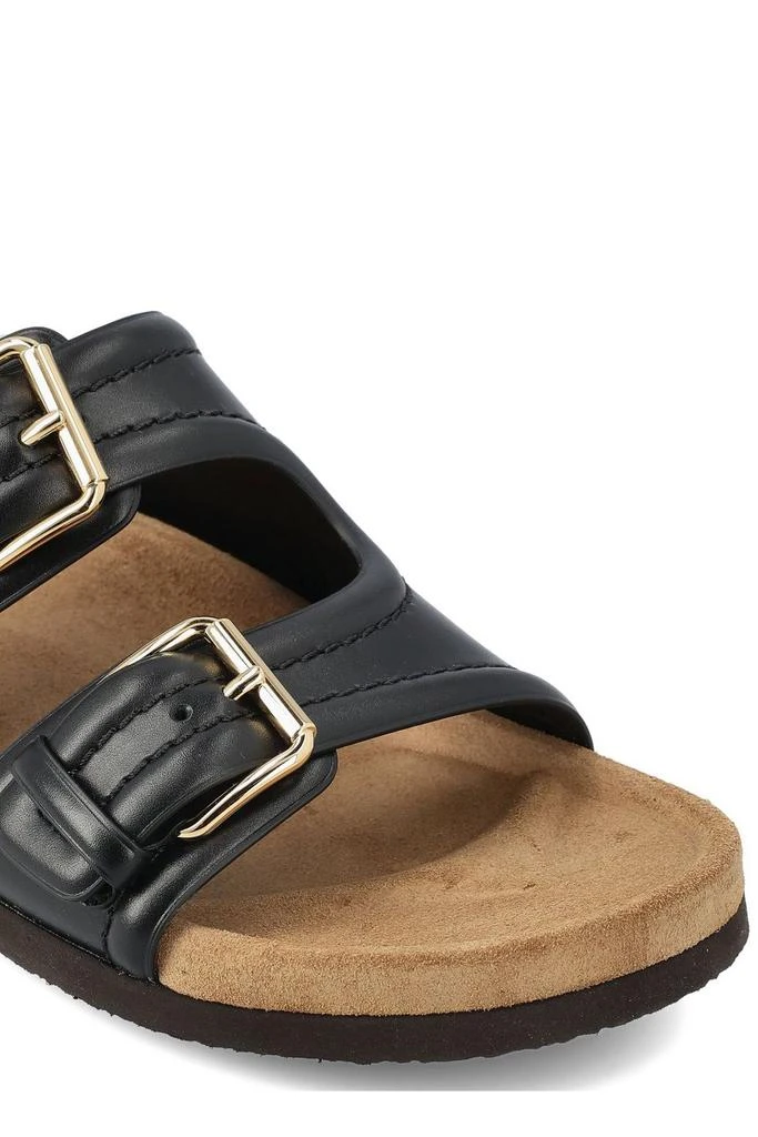 New Valentino Fussfriend Vlogo  Slide  Sandals. Sz 41 $950 Valentino Garavani Sandali In Pelle Con Logo Vlogo In Animal  main image 4