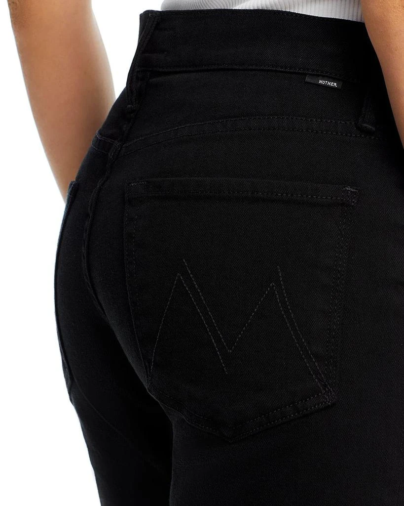 MOTHER The Lil Twister Sneak Jeans in Pitch 5