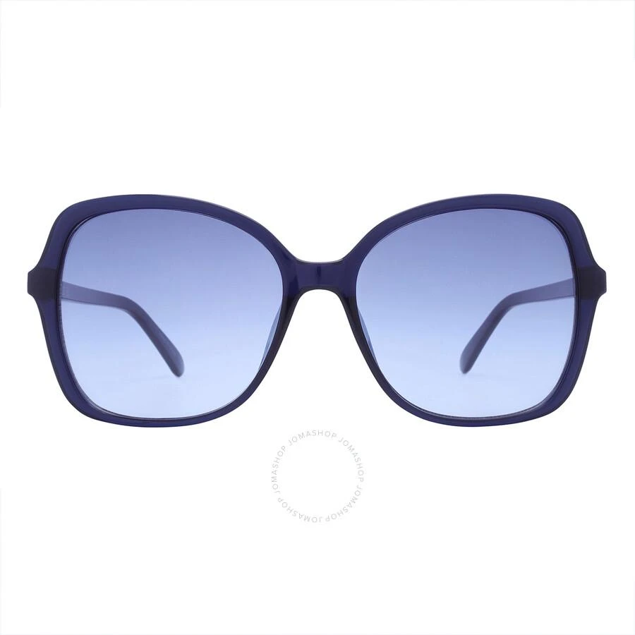 Calvin Klein Blue Gradient Butterfly Ladies Sunglasses CK19561S 410 57 1