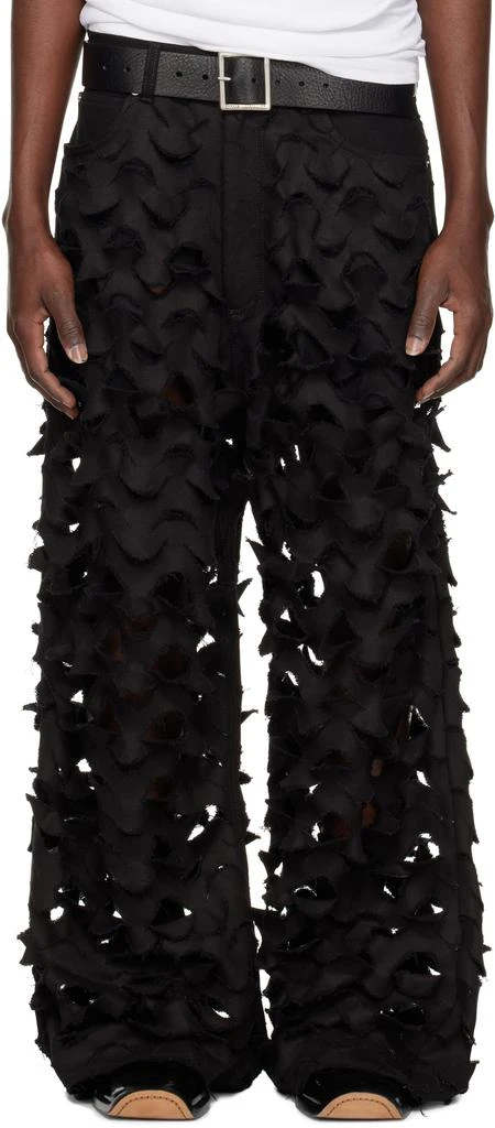 LU'U DAN Black Kraken Jeans 1