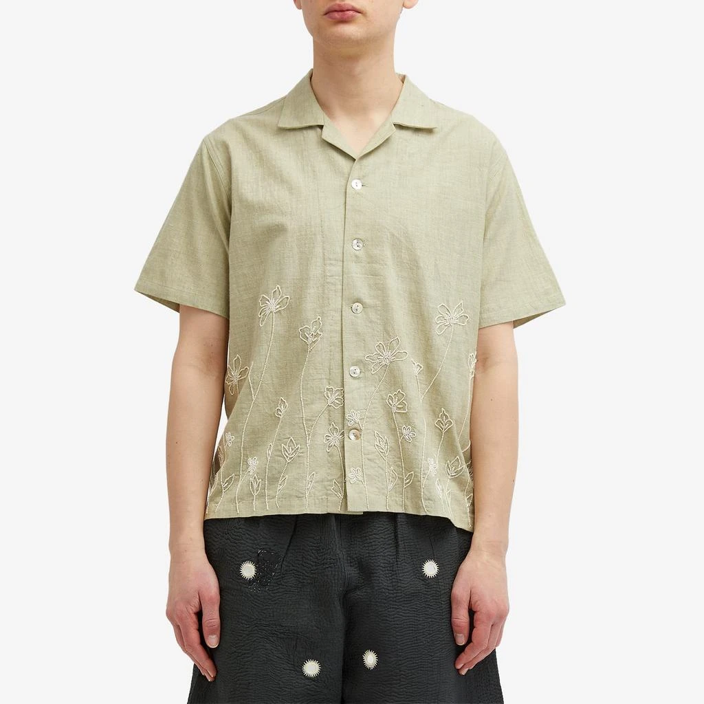 Kartik Research Kartik Research Hand Embroidered Flower Shirt 2