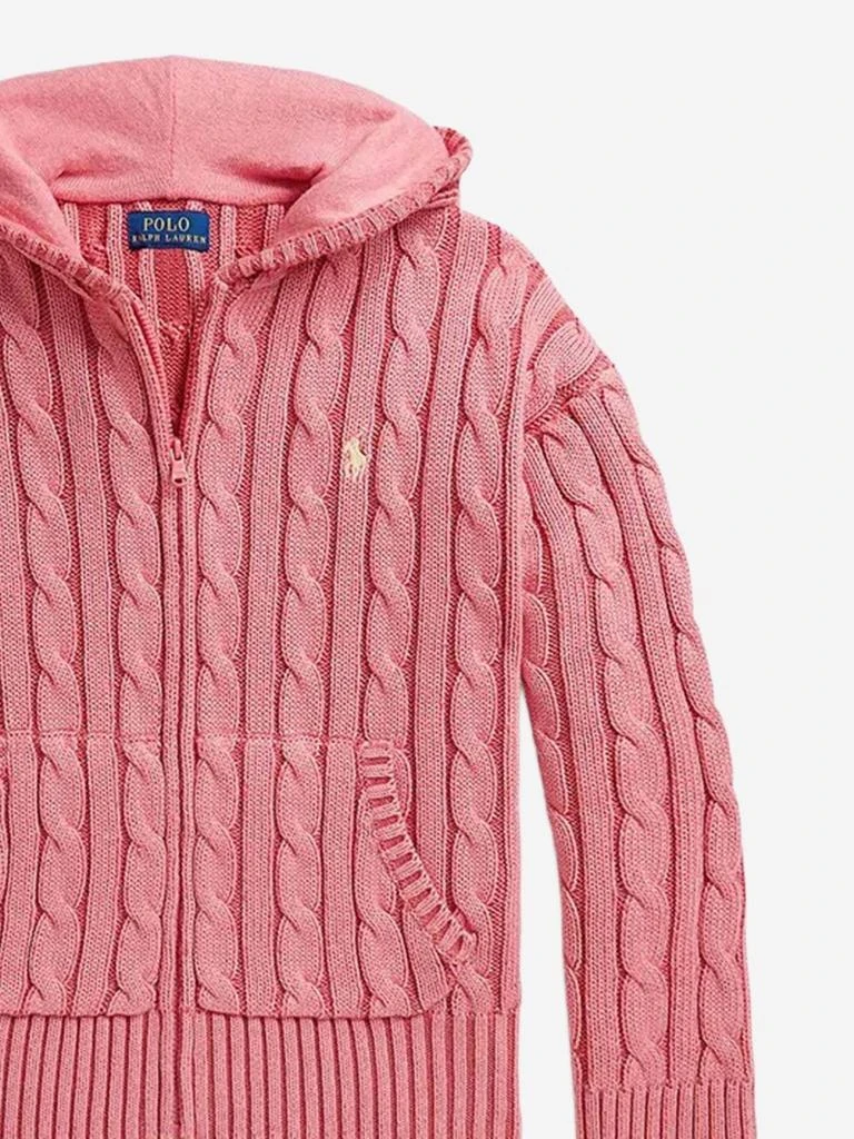 Ralph Lauren Polo Ralph Lauren Kids Cable Hooded Sweater 3