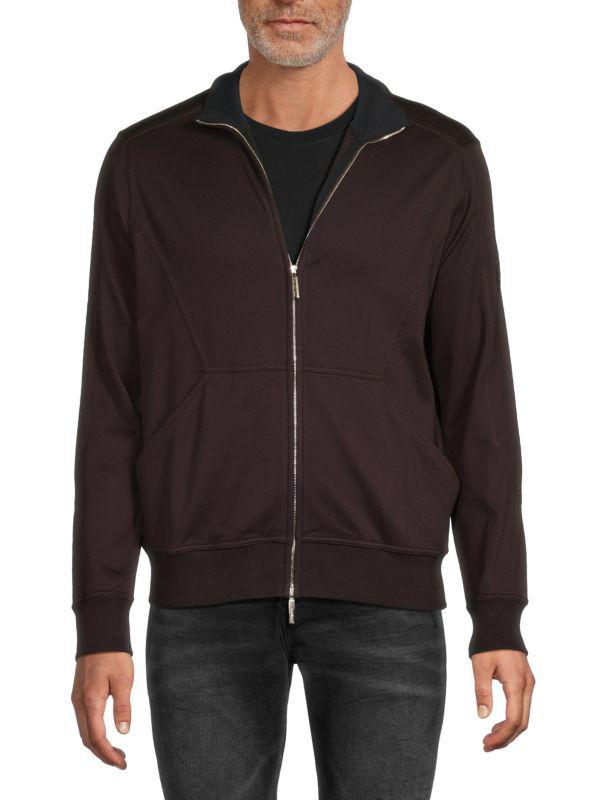 Stefano Ricci Eagle Cotton-Blend Zip Jacket