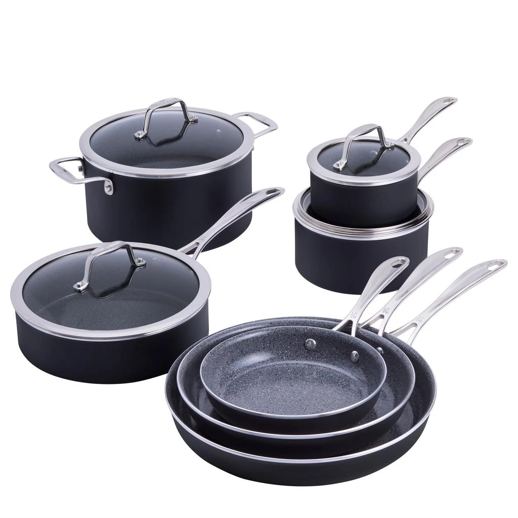 Henckels Capri Ceramic 11-pc Aluminum Ceramic Nonstick Cookware Set