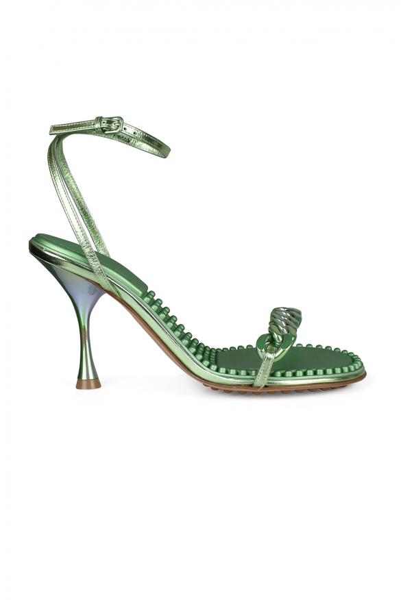 Bottega Veneta Caramel Suede Jack Sandals CARAMEL 38-IT