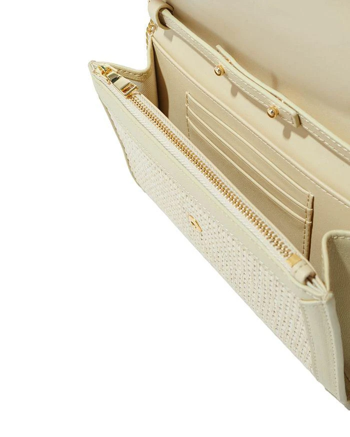 Maje Clover Walk Rafia Effect Clutch 2