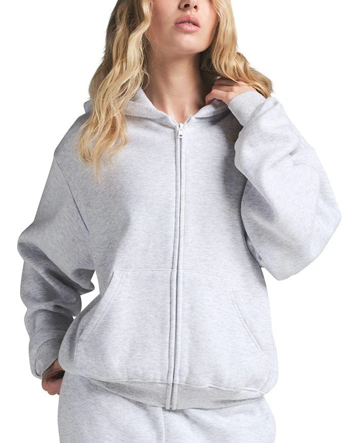 SKIMS Cotton Fleece Full Zip Hoodie 1
