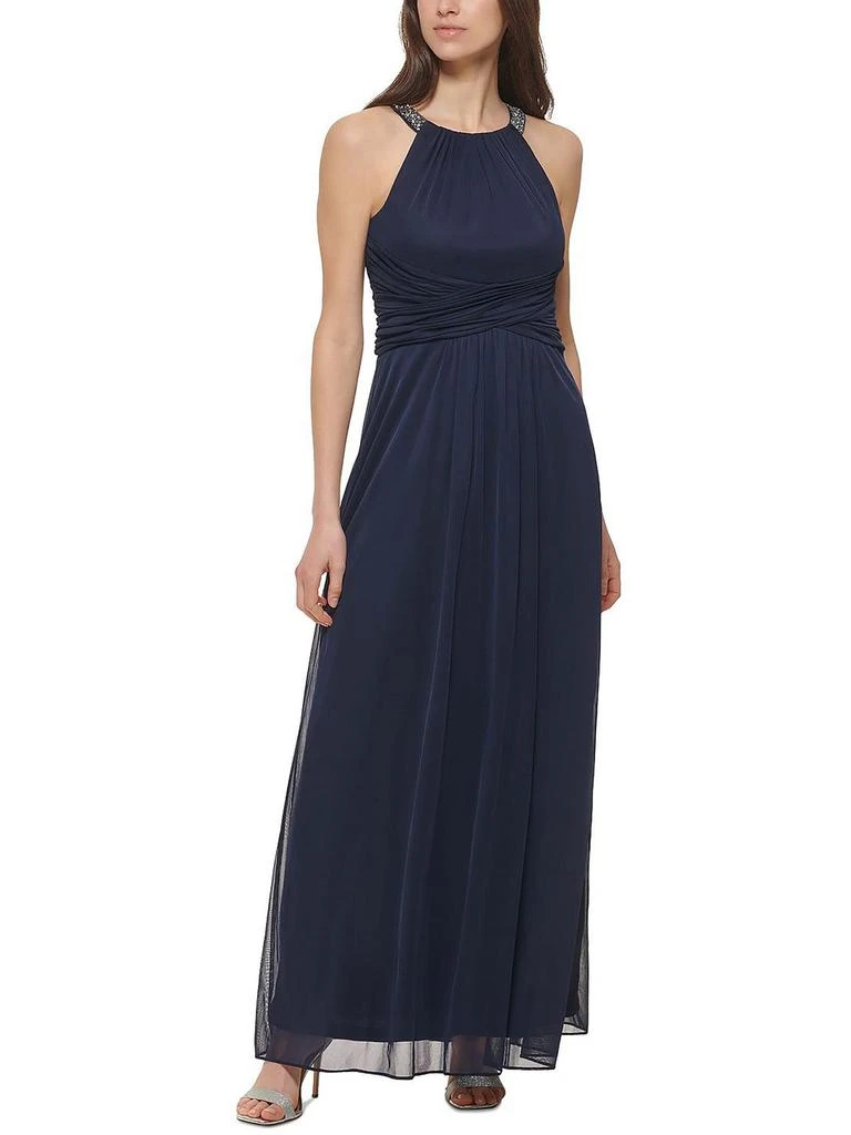 Jessica Howard Womens Embellished Maxi Evening Dress 1