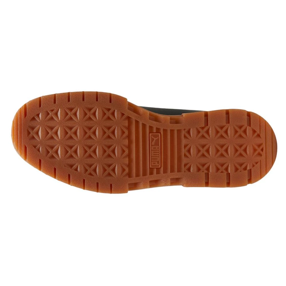 Puma Mayze Wellis Logo Round Toe Platform Booties 5