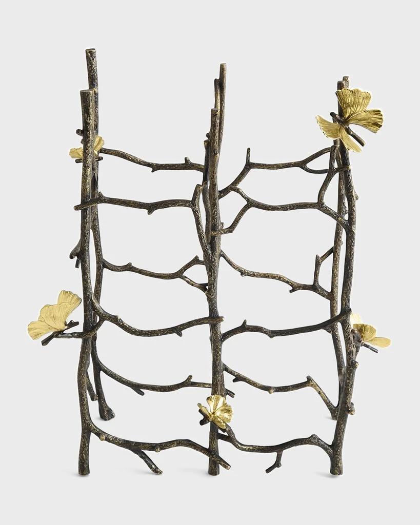 Michael Aram Butterfly Ginkgo 6 Bottle Wine Rack 2