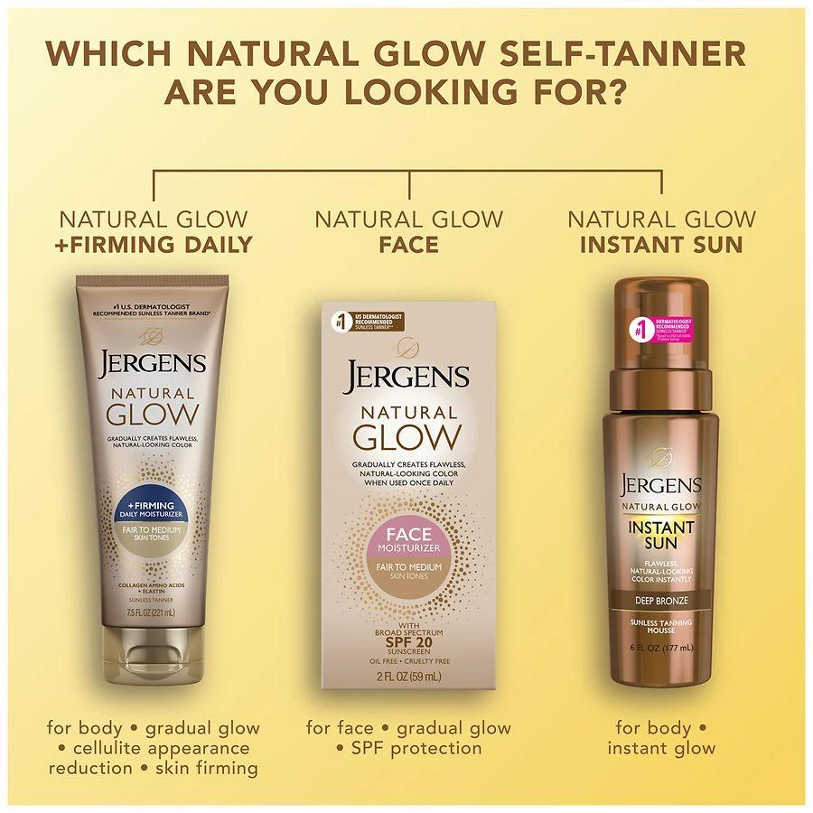 Jergens Natural Glow + Firming Self Tan Lotion 8