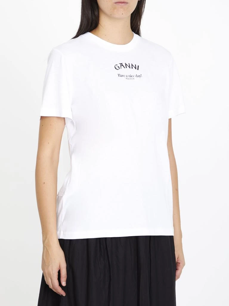 Ganni Ganni logo t-shirt 2