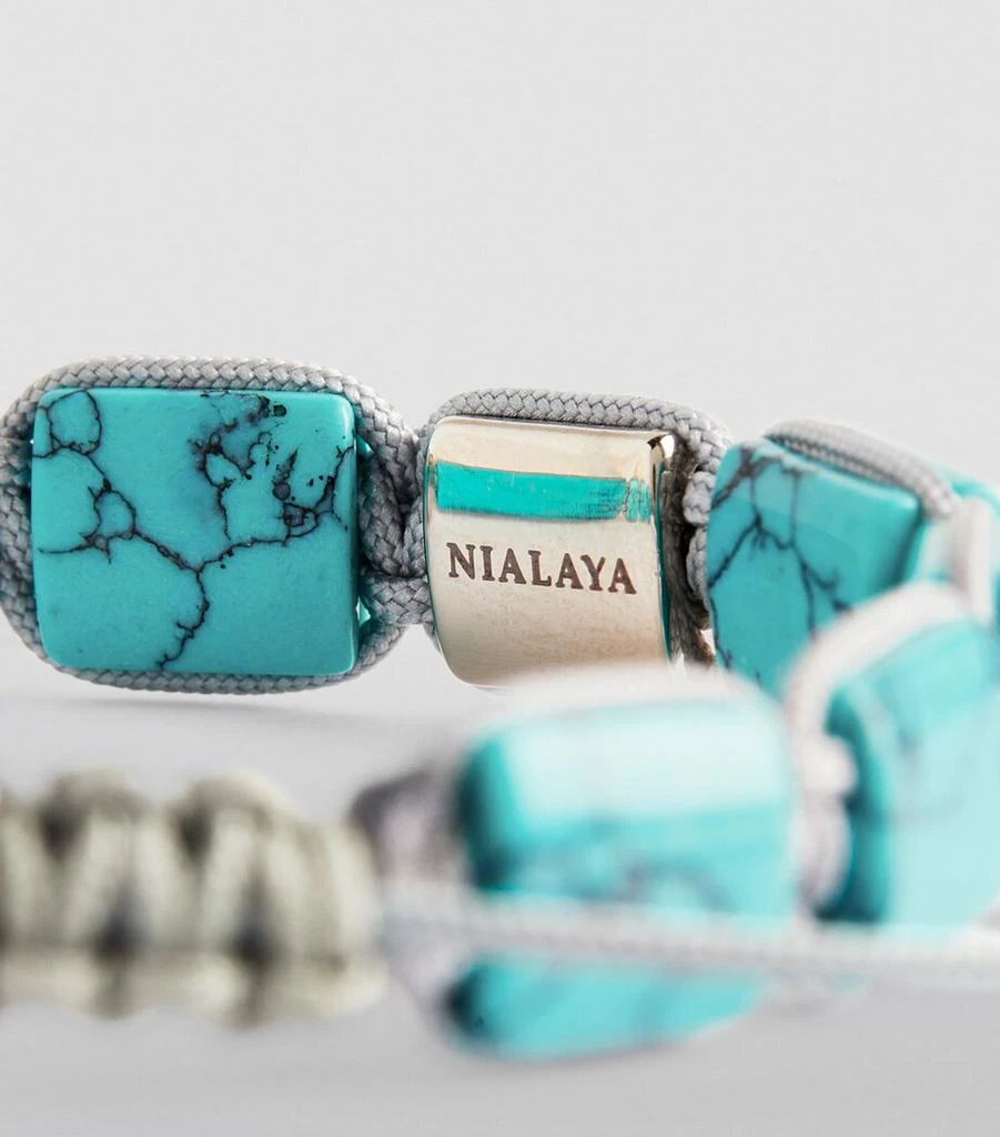 Nialaya Turquoise Dorje Flatbead Bracelet 3