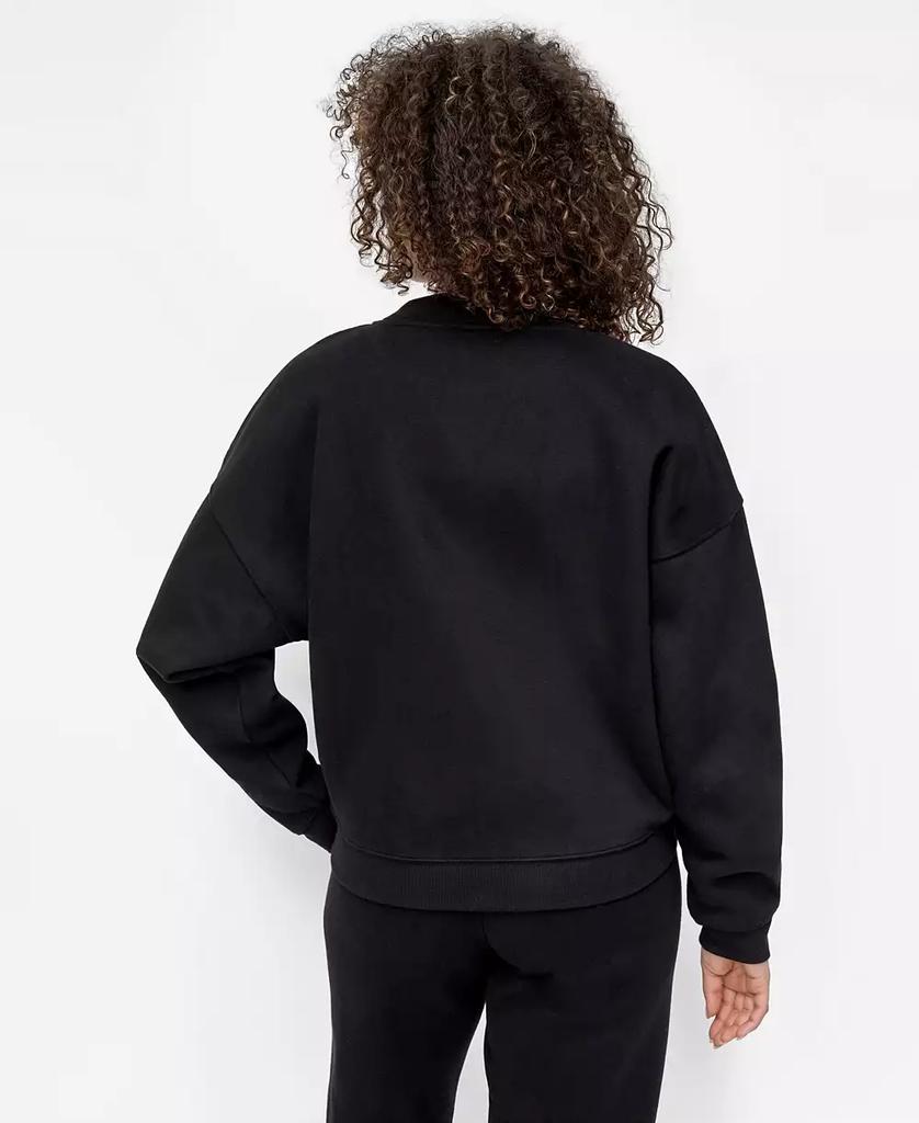 DKNY Women's Crew Neck Long Sleeves Top