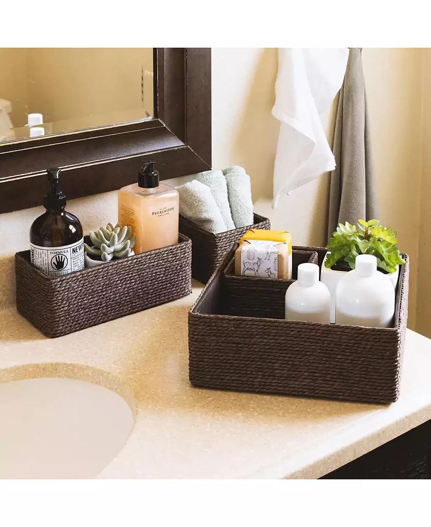 Sorbus Storage Baskets - Woven Paper Rope Material 2