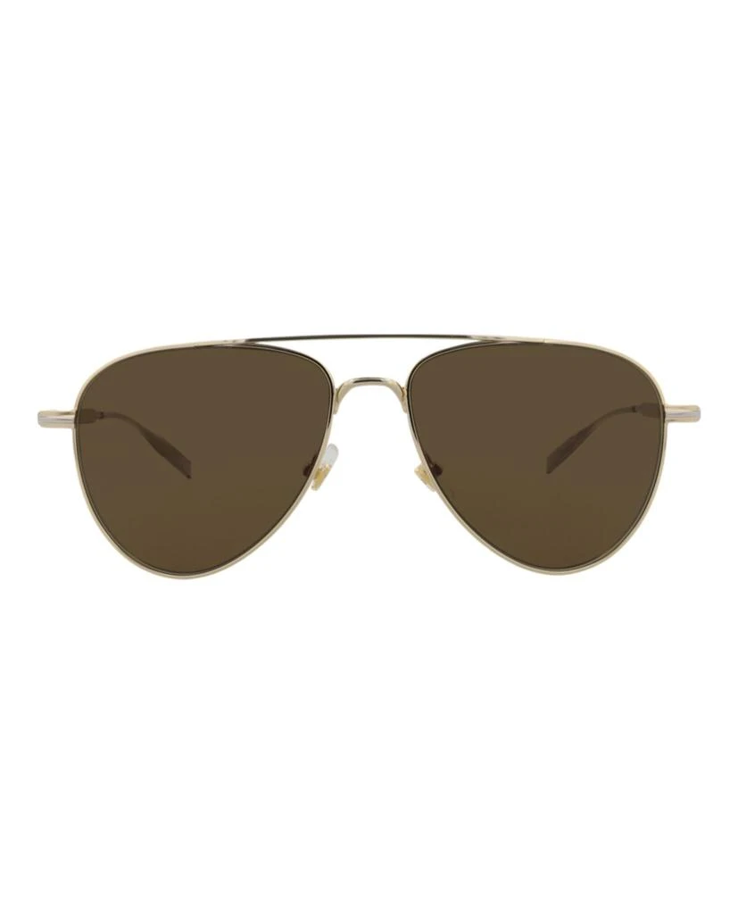 Montblanc Aviator-Frame Metal Sunglasses 1