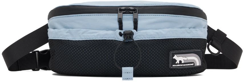 Maison Kitsune Blue Flash Fox Belt Bag 1
