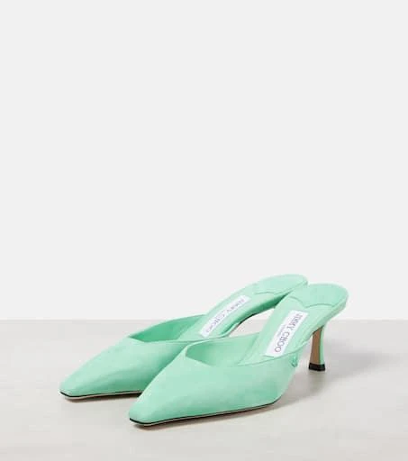 Jimmy Choo Vivi 65 suede mules 4