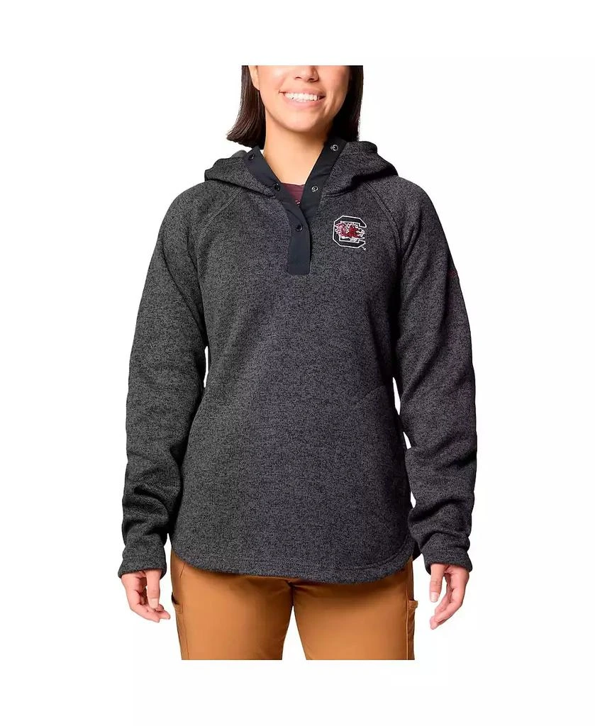 Columbia Women's Black South Carolina Gamecocks Sweater Weather Raglan Pullover Hoodie