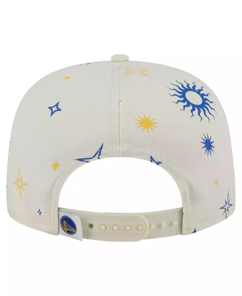 New Era Men
s Cream Golden State Warriors Lunar Golfer Snapback Hat 4