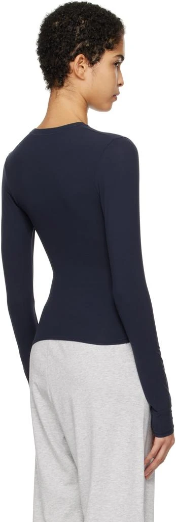 SKIMS Navy Fits Everybody Long Sleeve T-shirt 3