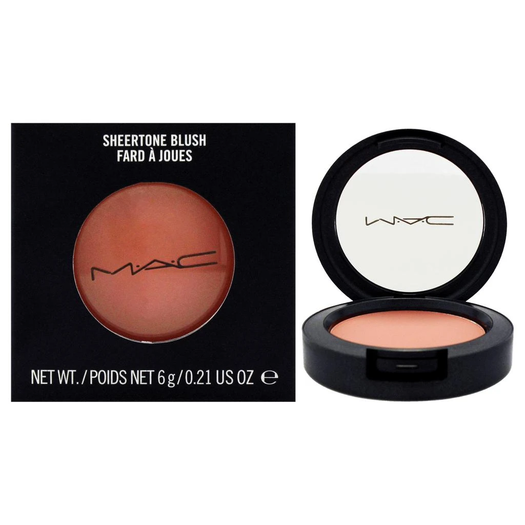 MAC Sheertone Blush - B13 Peaches by  for Women - 0.21 oz Blush